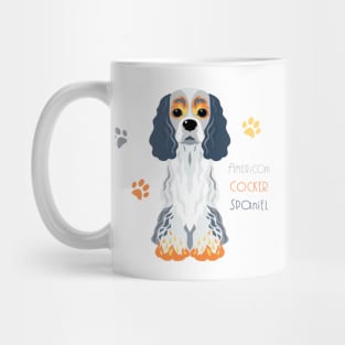 Cute dog American Cocker Spaniel Mug